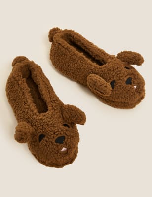 

Womens M&S Collection Character Slipper Socks - Caramel, Caramel