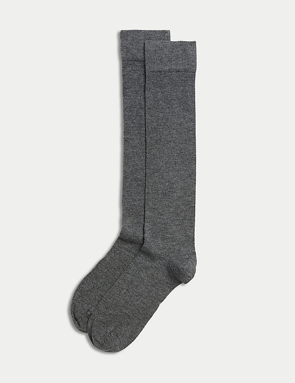 2pk Soft Knee High Socks - GR