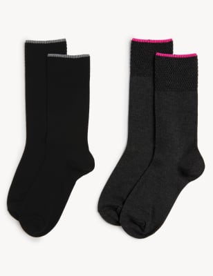 Calcetines térmicos negros para mujeres