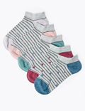 5 Pair Pack Sumptuously Soft Trainer Liner Socks