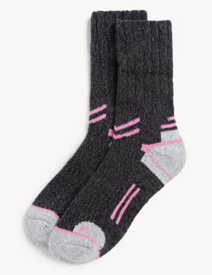 

Goodmove Calcetines de excursionista de tejido recicladoWomens - Grey Mix, Grey Mix