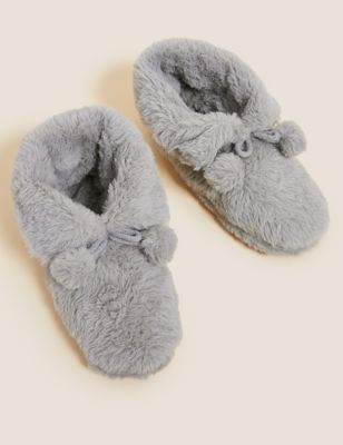 Faux Fur Slipper socks - LV
