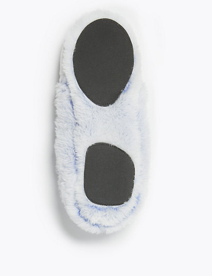 Fleece Lined Arctic Fox Slipper Socks