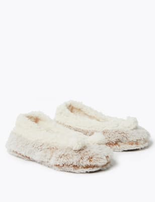 Marks and spencer slipper best sale socks womens