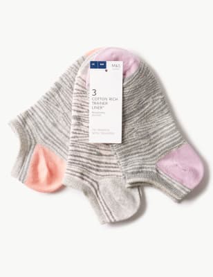 Lot de 3&nbsp;paires de socquettes de sport &agrave; imprim&eacute; animal