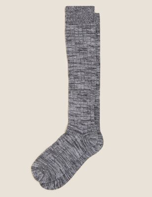 

Womens M&S Collection 2pk Sumptuously Soft™ Thermal Knee High Socks - Charcoal Mix, Charcoal Mix