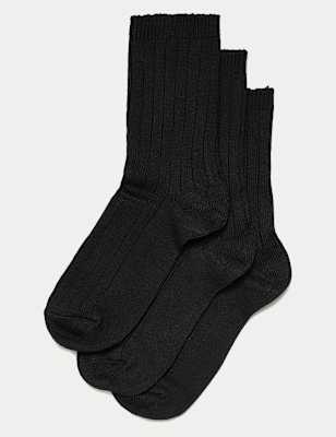 Lot de 3&nbsp;paires de chaussettes ultra-douces hauteur cheville