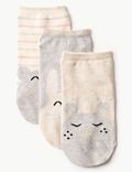 3 Pair Pack Cotton Rich Trainer Liner™ Socks