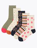 5 Pack Sumptuously Soft™ Ankle High Socks