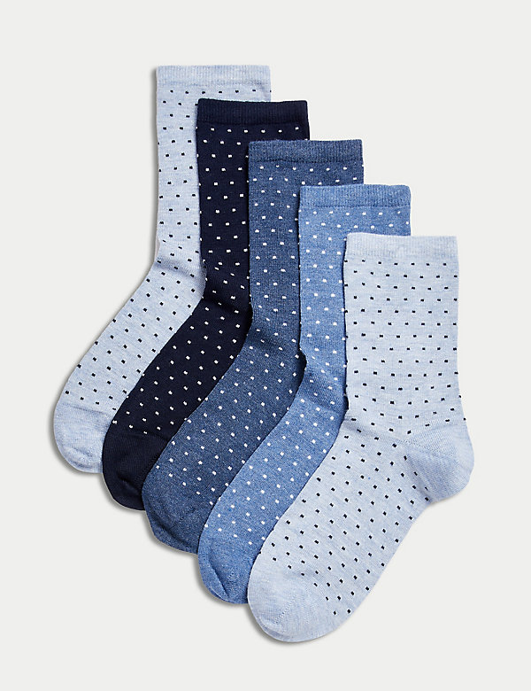 5pk Seamless Toes Ankle High Socks - IL