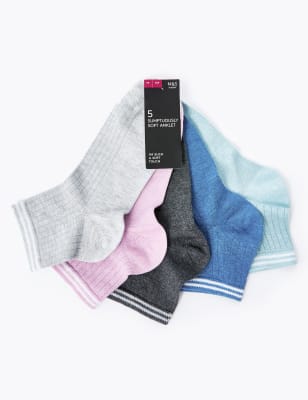 Lot de 5&nbsp;paires de socquettes ultra-douces