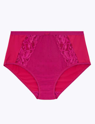 Culotte embo&icirc;tante taille haute &agrave; motif fleuri