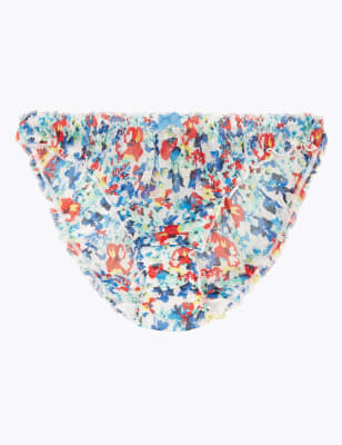 Culotte bikini fleurie