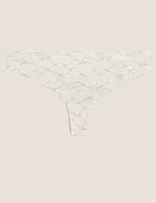

M&S Collection Tanga de encaje sin marcasWomens - Multi, Multi