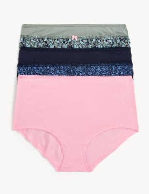 5pk Cotton & Lace Bikini Knickers Marks & Spencer Philippines