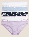 Pack of 5 Cotton Mix Slim Fit Knickers