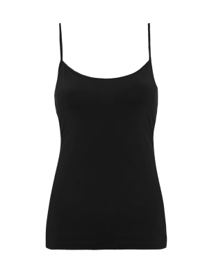 Slinky Mesh Trim Vest | M&S Collection | M&S