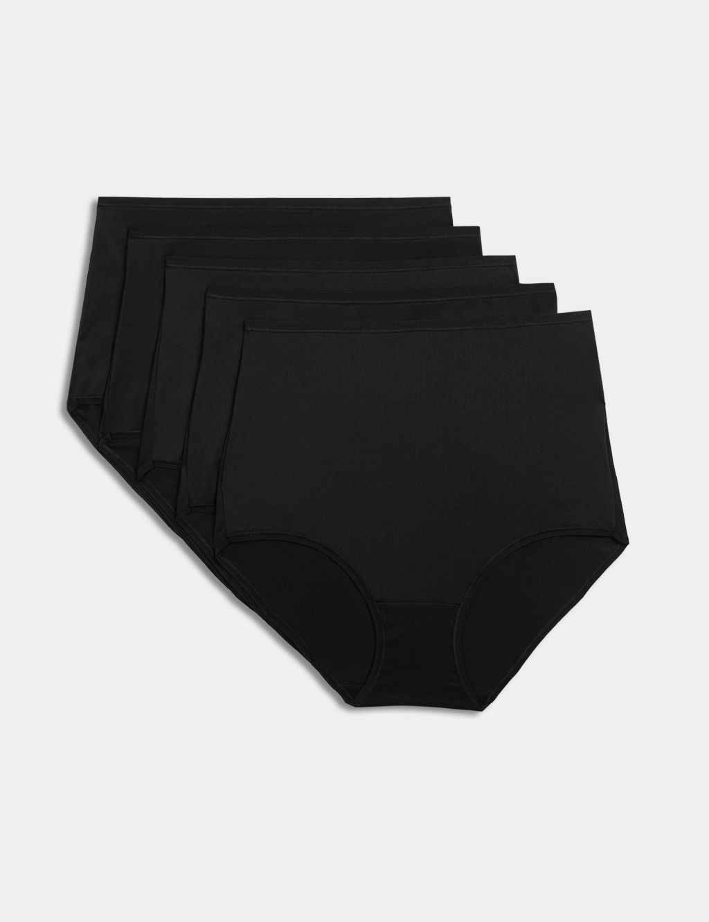Buy French Connection Womens Five Pack Briefs Black/Grey/White