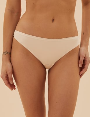 Buy MARKS & SPENCER 5 Pack No VPL Microfibre Low Rise Thongs 2024