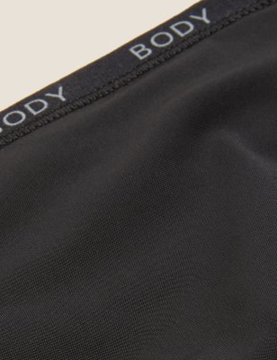 

BODY Pack de 5 braguitas tipo bikini de microfibra sin marcasWomens - Black, Black
