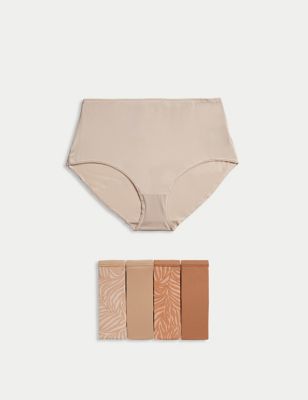 M&S Full Briefs Underwear Pack of 4 Bundle Ladies Womens Knickers Sizes  8-22 