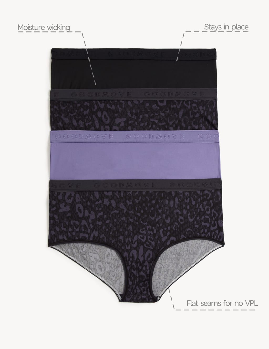 4pk No VPL High Rise Shorts image 5