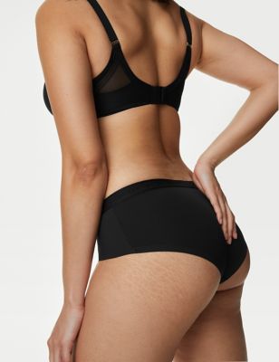 Womens 3pk Body Define™ Low Rise Shorts - 6 - Black, Black,Soft Pink,White