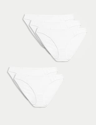 5pk No VPL Cotton Modal Bikini Knickers