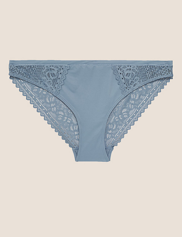 Sumptuously Soft™ Lace Brazilian Knickers - LT