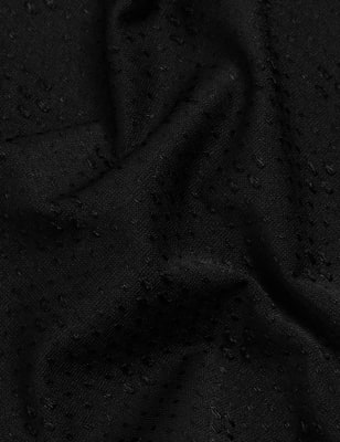 

Womens M&S Collection Hoch geschnittener Slip mit Wildblumenmuster - Black, Black