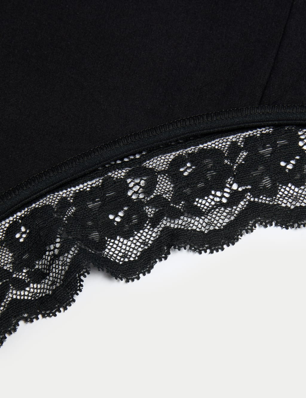 5pk Cotton & Lace High Waisted Brazilian Knickers image 5