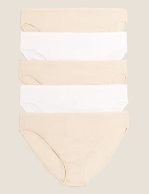 Cheap 🎉 M&S Collection Knickers 5pk No VPL Cotton Modal Full