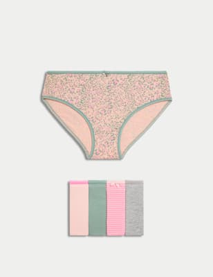 3pk Cotton Blend Thongs, M&S Collection