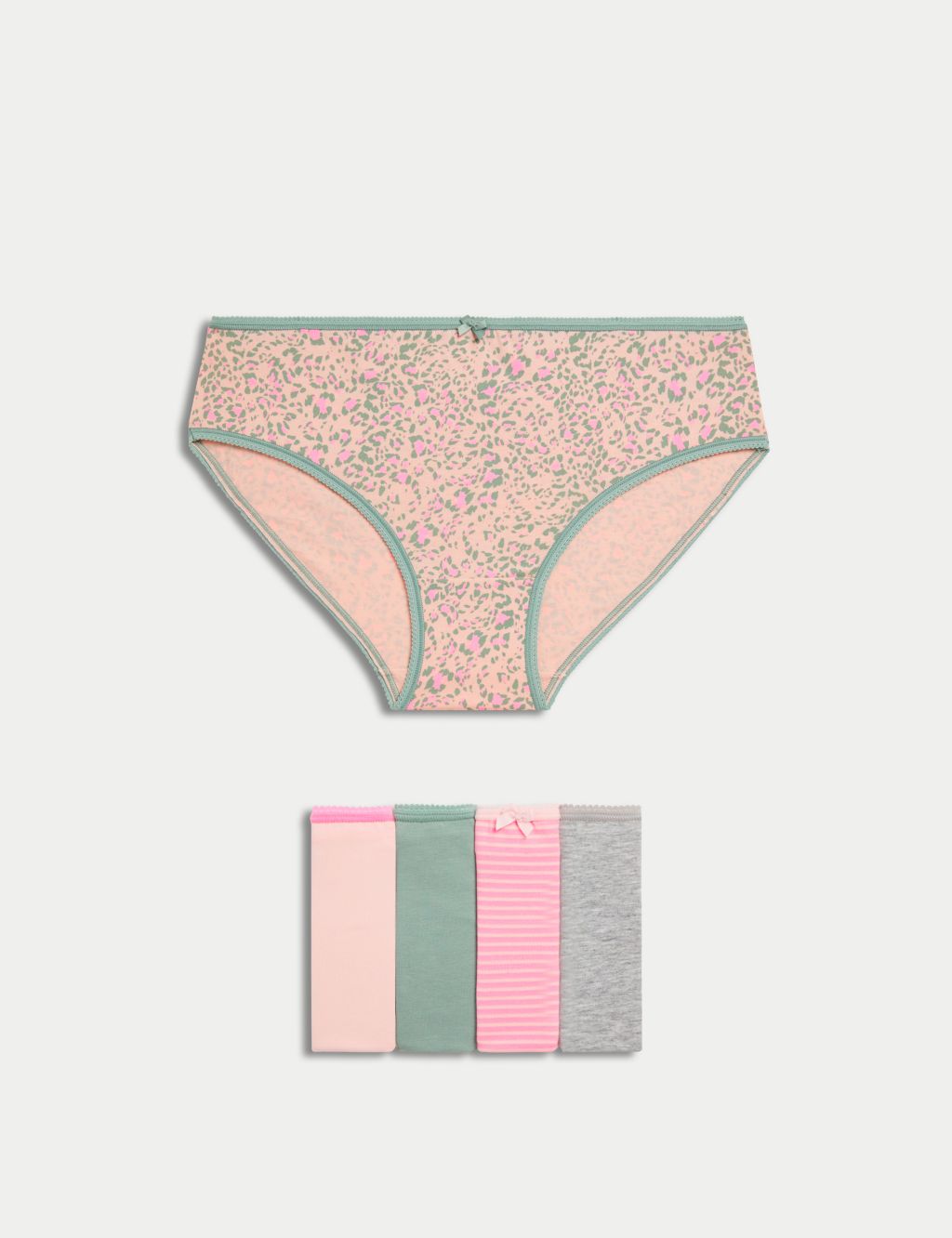 20.0% OFF on Marks & Spencer Women Bikini Knickers Microfibre 4pk Soft Pink