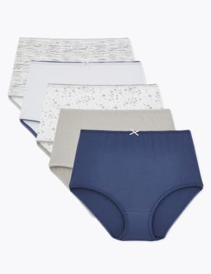 Lot de 5&nbsp;culottes embo&icirc;tantes &agrave; imprim&eacute; &eacute;toiles