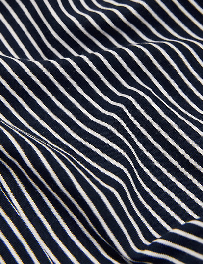 5pk Cotton Printed Stripe Shorts