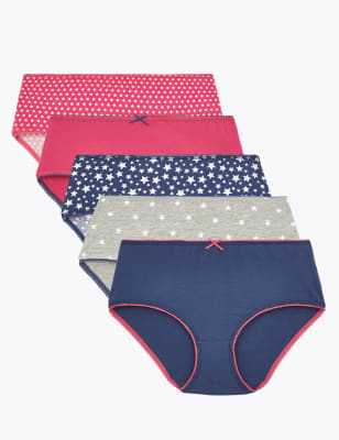 Lot de 5&nbsp;culottes midi &agrave; imprim&eacute; &eacute;toiles