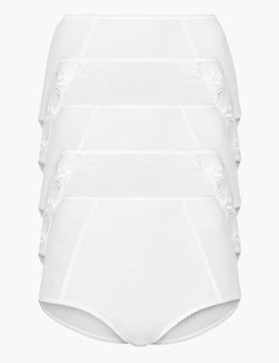 Lot de 5&nbsp;culottes embo&icirc;tantes en coton