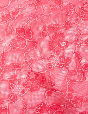 

Womens M&S Collection 3pk Freecut Lace Full Briefs - Hot Pink, Hot Pink