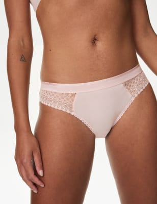 

Womens M&S Collection 3pk Cotton with Cool Comfort™ Knickers - Soft Pink, Soft Pink