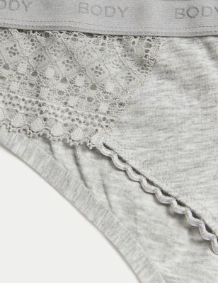 

Womens M&S Collection 3pk Cotton with Cool Comfort™ Knickers - White Mix, White Mix