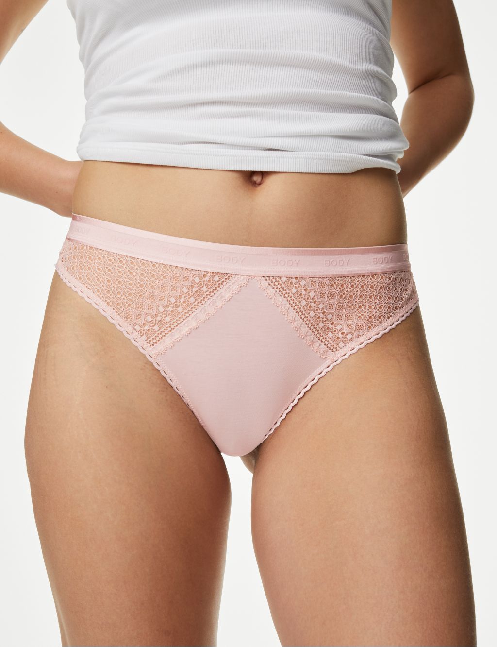 3pk Cotton with Cool Comfort™ Thongs image 3
