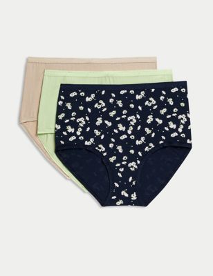 Buy Laura Ashley 4 Pack Basic Cotton Floral Briefs Panties Online