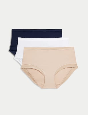 4-Pack  Essentials Women's Ribbed Thong Underwear only $3.88