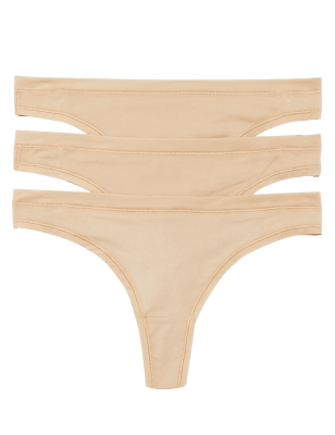 

Womens BODY 3er-Pack Flexifit™-Tangas aus Modal - Soft Opaline, Soft Opaline