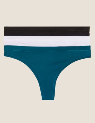 

BODY Pack de 3 tangas de modal Flexifit™Womens - Dark Turquoise, Dark Turquoise