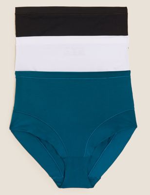

Womens BODY 3pk Flexifit™ Modal Full Briefs - Dark Turquoise, Dark Turquoise