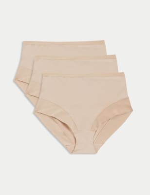 

Womens Body by M&S 3pk Flexifit™ Modal Full Briefs - Neutral, Neutral