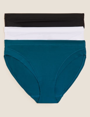 

Womens BODY 3er-Pack Flexifit™-Slips aus Modal mit hoch ausgeschnittenem Bein - Dark Turquoise, Dark Turquoise