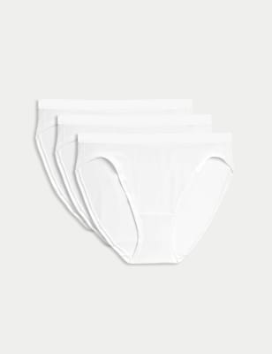 3pk Flexifit™ Modal High Leg Knickers